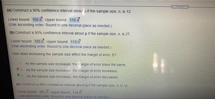 Points 0 Of 1 Save A Simple Random Sample Of Size Is Drawn From A Population That Is Normally Distributed The Sample M 2