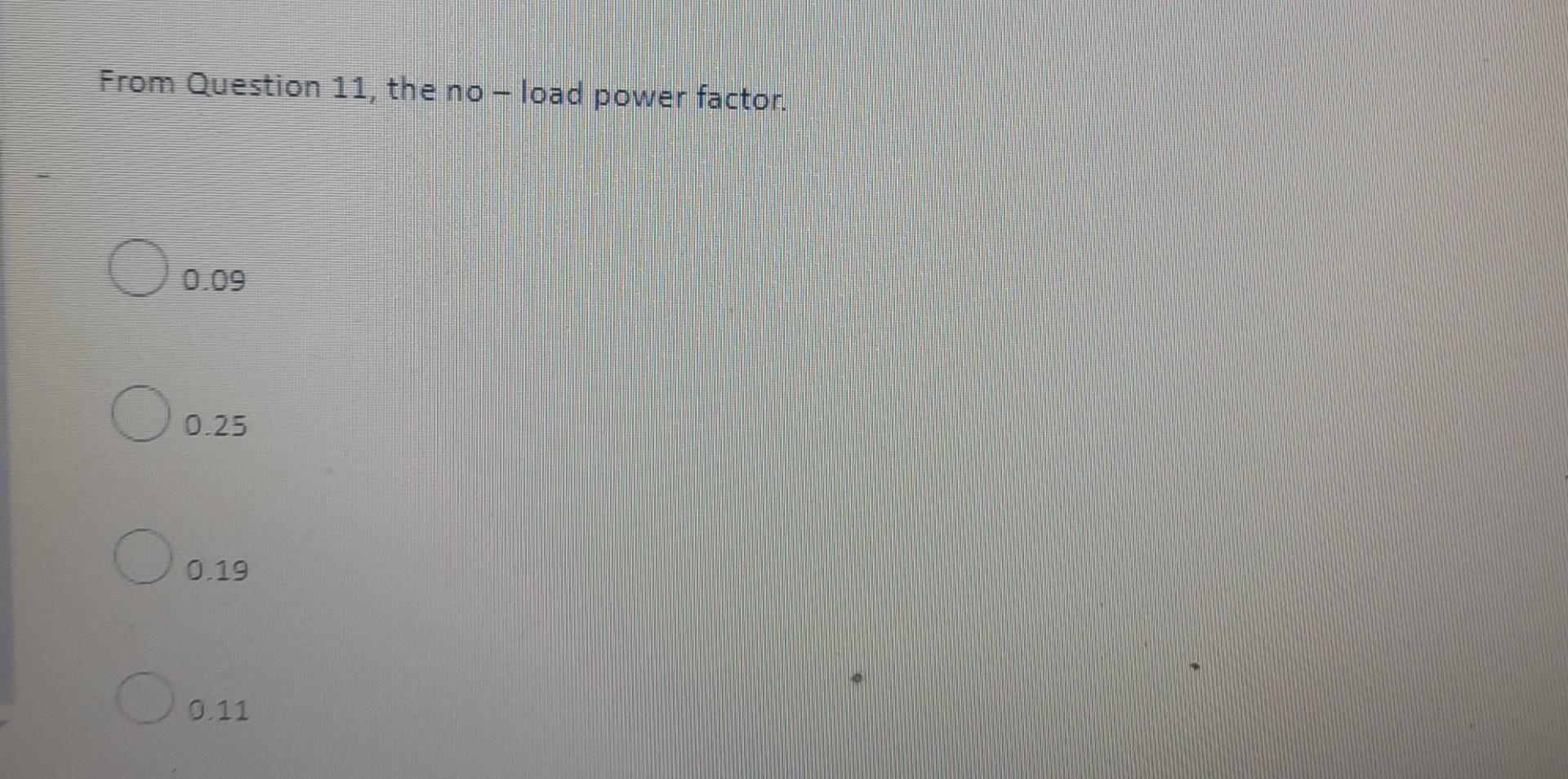 Question 11 2 Points N B The Next 10 Questions Will Follow From This Question A 200 V 50 Hz 6 Pole Y Connecte 3