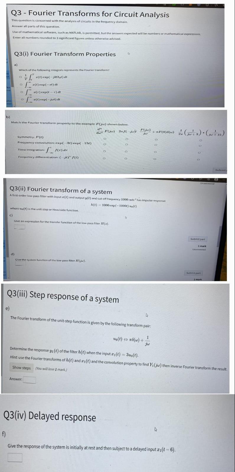 Digital Signal Process Urgent Need Answer 1