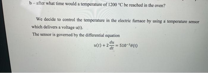 An Electric Furnace Intended For The Heat Treatment Of Objects Consists Of A Closed Enclosure Heated By An Electrical Re 2