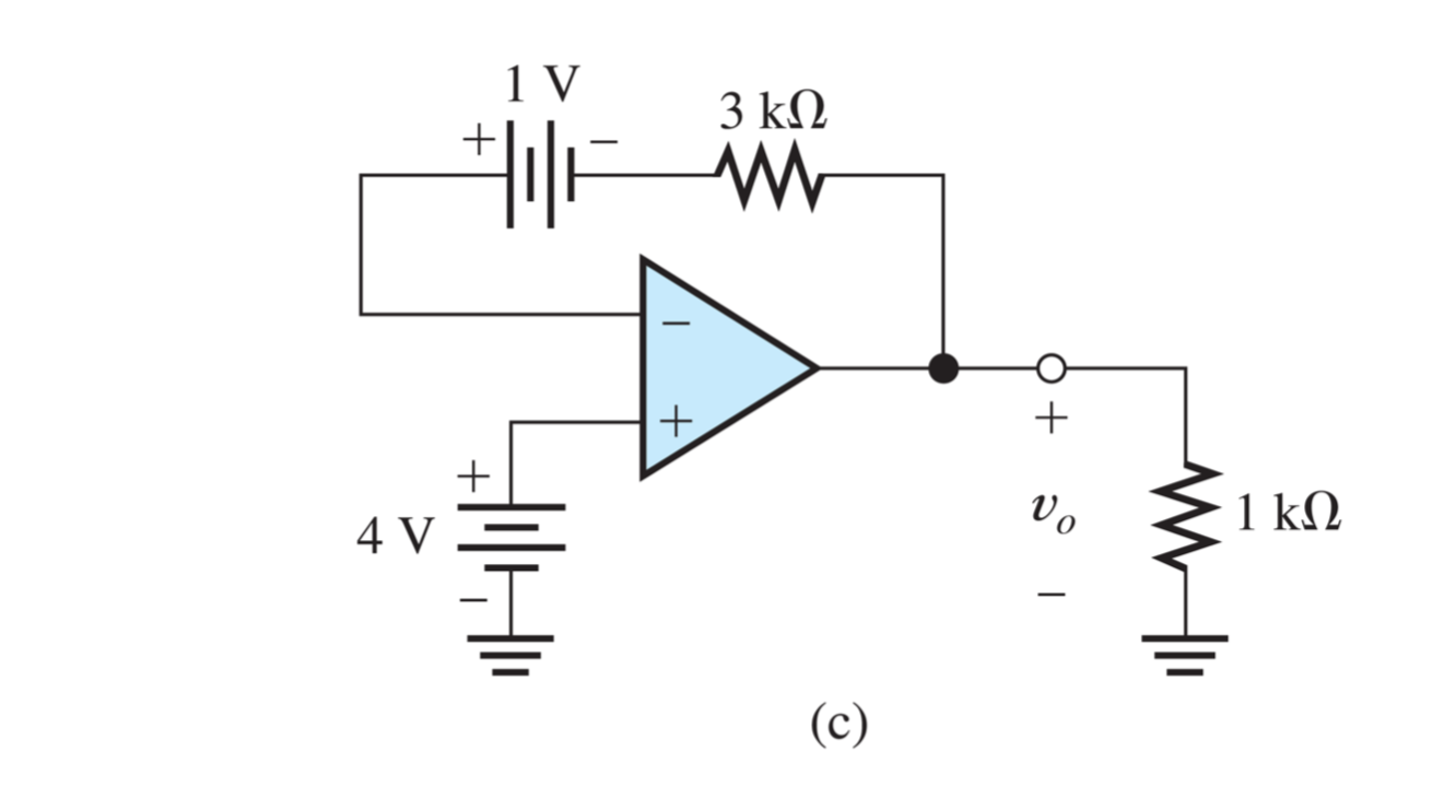 P13 20 For Each Of The Circuits Shown In Figurep13 20 C Assume That The Op Amp Is Ideal And Find The Value Of Vo Each 2