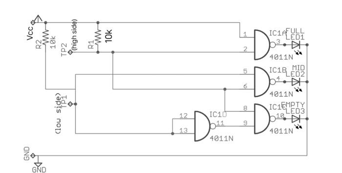Ic1rfull Led1 2 In 4011n Mid 107 5 Ic18602 Di D D Vol 4011n Tp1 2 8 Ic1empty Apts Mot 12 Ic10 Led3 Biet 9 13 B11 401 1