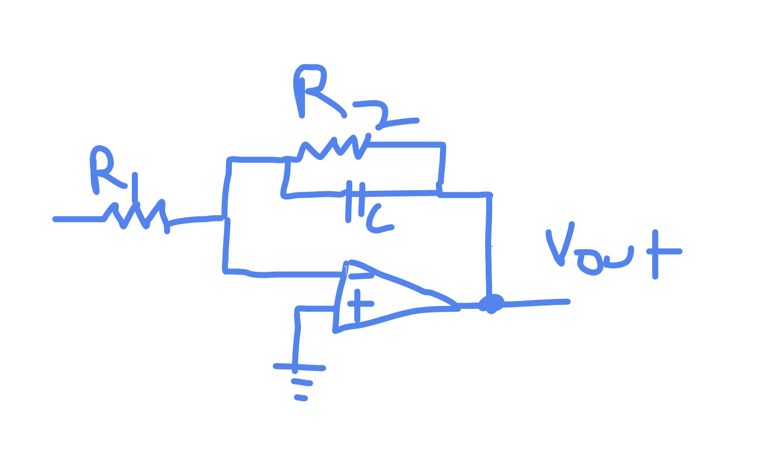 Whats The Gain Of The Circuit Below As A Function Of W 1
