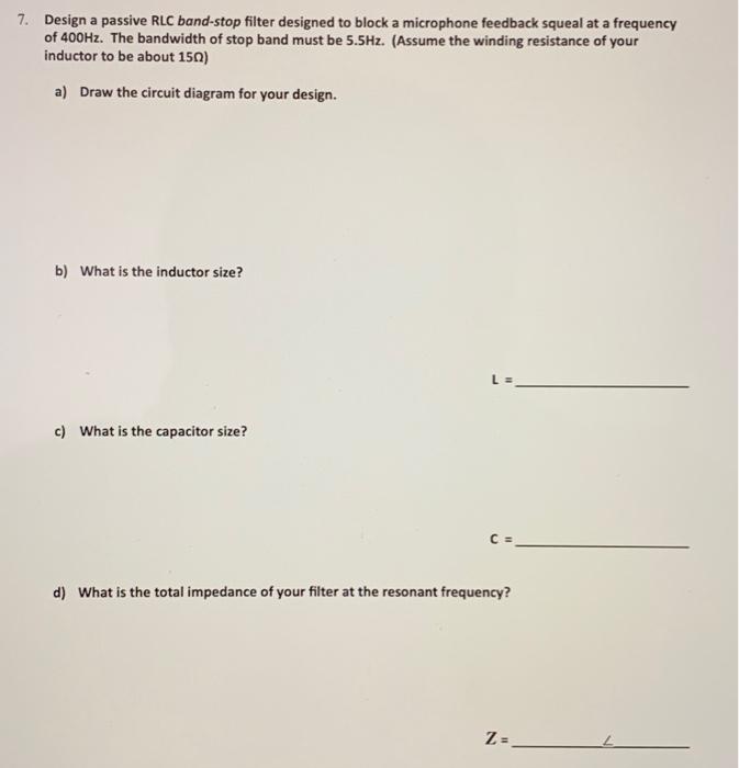 6 Answer The Following Questions For The Case When The Rms Voltage And Current Through A Load Is V 120v 230 And 1 5 0a2 2