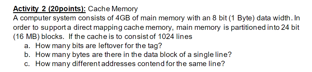 Answer All Of Activity 2 1