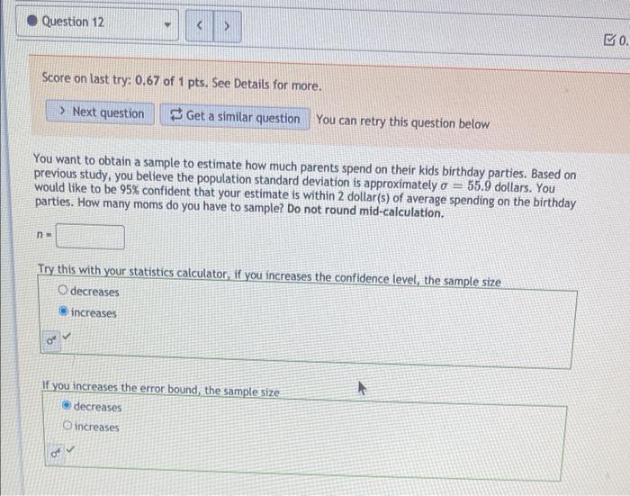 Question 12 Ik Bo Score On Last Try 0 67 Of 1 Pts See Details For More Next Question Get A Similar Question You 1