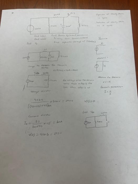 Find V Infinity Find Thevenin Equivalent Restitance Rt Using Zero Source Method 2