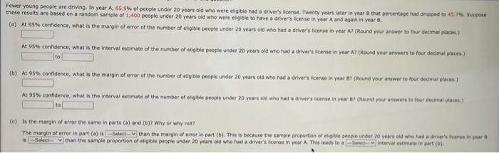 Fewer Young People Are Driving In Year A 65 9 Of People Under 20 Years Old Who Were Eligible Had A Driver S License 1