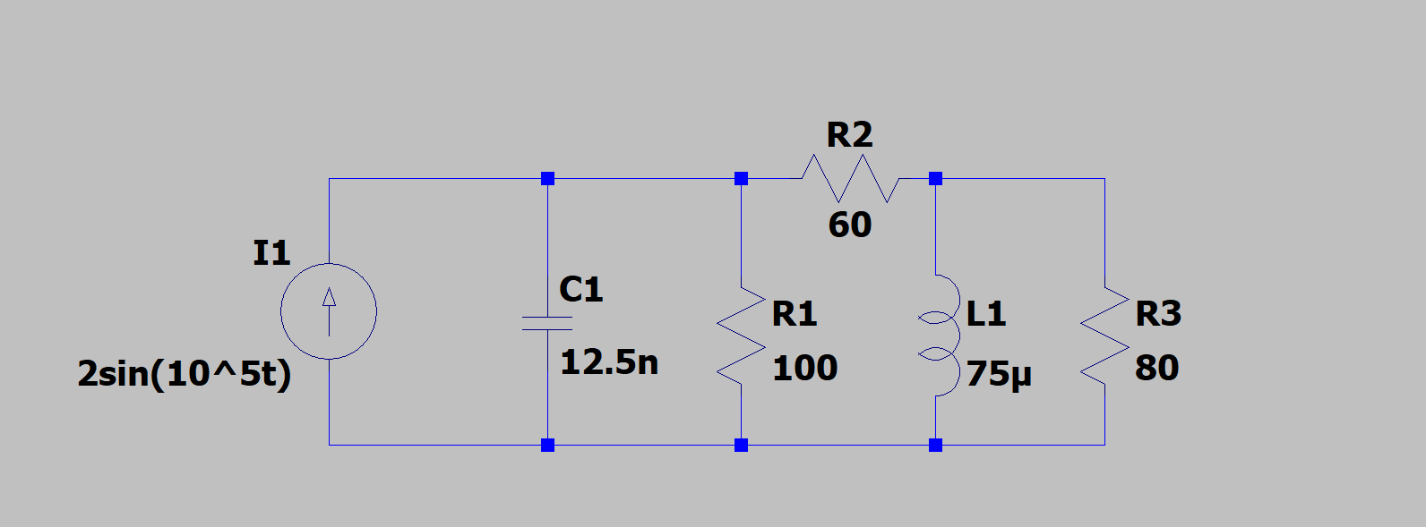 R2 60 11 C1 R1 L1 R3 12 5n 2sin 10 5t 100 754 80 1