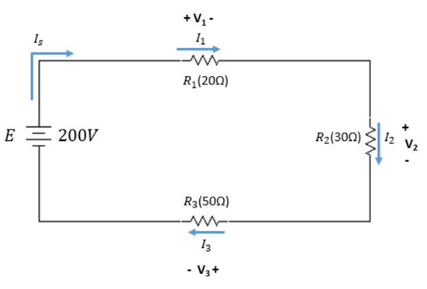 V1 Is 11 W R1 2001 E 3 200v R2 300 12 V2 R3 500 W 13 V3 Determine Each Of The Parameters For The Following Ci 1