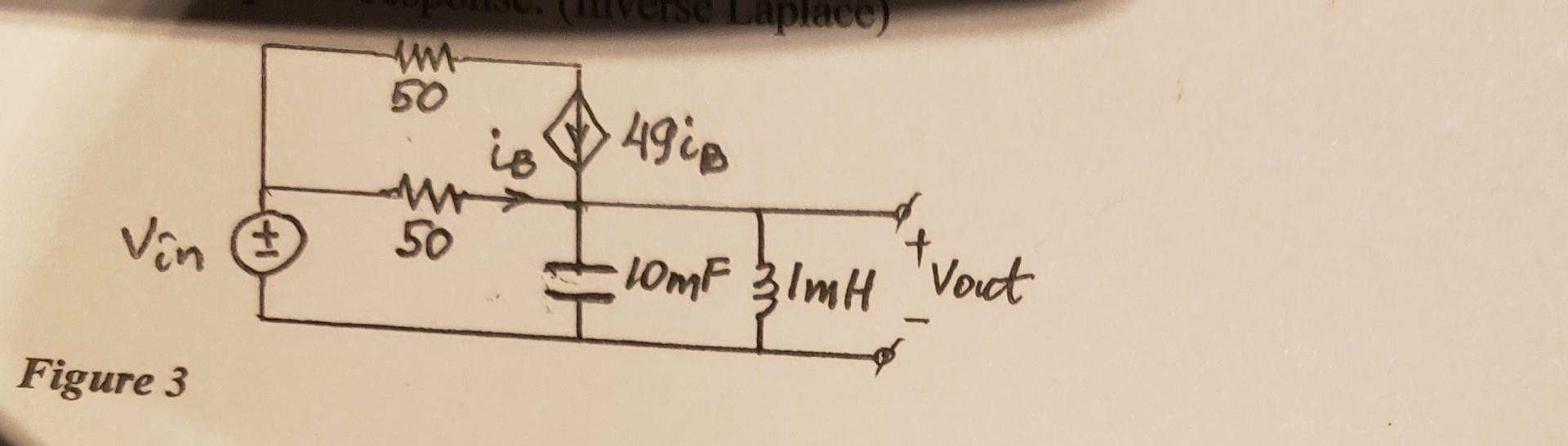 Laplace W 50 Is 492 Vin M 50 Comf 31mh Vout Figure 3 1