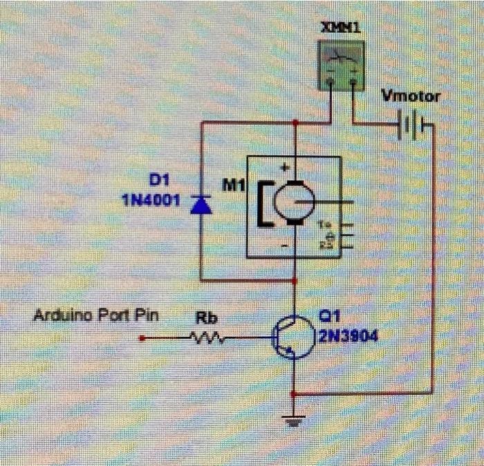 Imm1 Vmotor Hill D1 1n4001 Co Re Arduino Port Pin 21 12n3904 Build And Given Circuit For The Controlling Of The 130 M 1