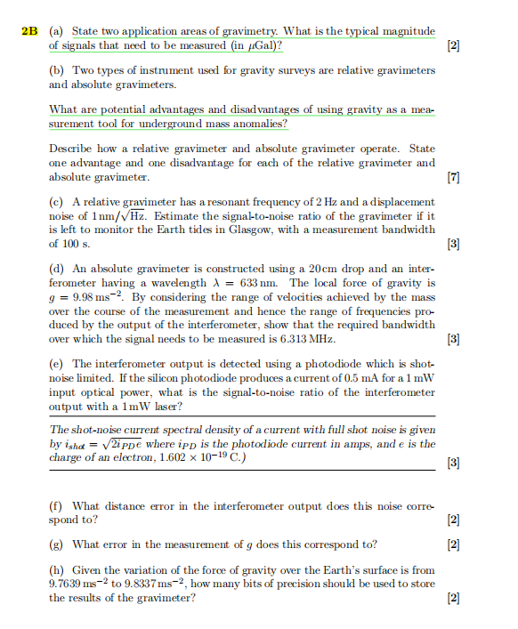 2 2 7 2b A State Two Application Areas Of Gravimetry What Is The Typical Magnitude Of Signals That Need To Be Me 1