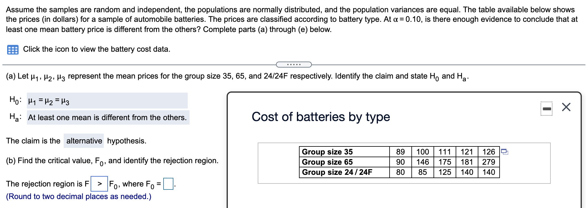 Assume The Samples Are Random And Independent The Populations Are Normally Distributed And The Population Variances Ar 1