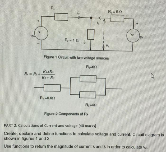 Re R 592 151 V2 R 112 13 Figure 1 Circuit With Two Voltage Sources R2 612 Raxr R R Rs R2 R 0 602 R3 40 Figure 2 1