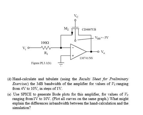 Assume An Nmos Transistor With The Following Parameters Transconductance Parameter K U Cox W L Nominal Threshold Vo 3