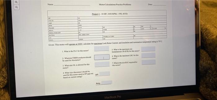 O A Nu Motor Calculation Practice Problems Dhe Press 101p 1450 Rpm Hip Wote Am M Www Jur Imane Bato Bel Eocament Web 1