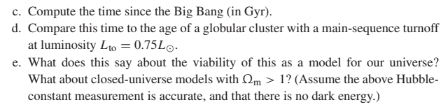 Critical Universe Redshift Consider A Critical Universe Nm 1 Without Dark Energy 121 0 And A Local Hubble Constant 2