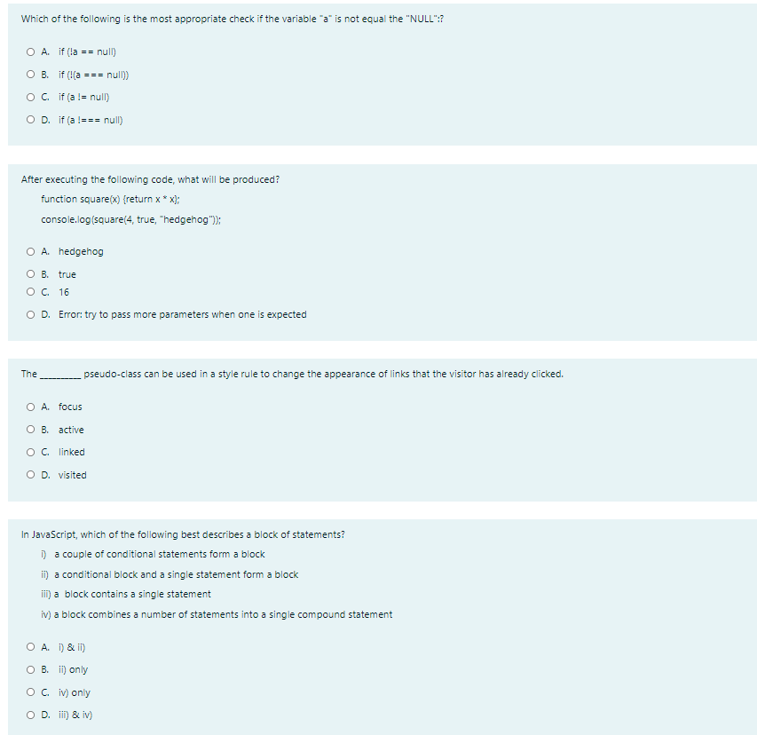 which-of-the-following-is-the-most-appropriate-check-if-the-variable-a