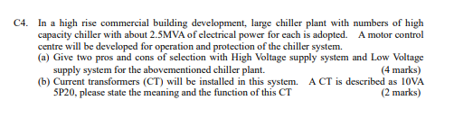 C4 In A High Rise Commercial Building Development Large Chiller Plant With Numbers Of High Capacity Chiller With About 1