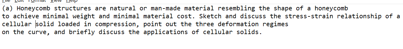 A Honeycomb Structures Are Natural Or Man Made Material Resembling The Shape Of A Honeycomb To Achieve Minimal Weight 1