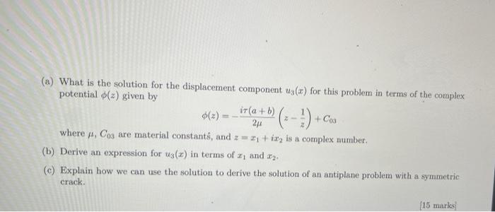 5 Exercise 3 Given An Isotropic Linear Elastic Material Whose Mechanical Properties Are E 71gpa Young S Modulus G 2