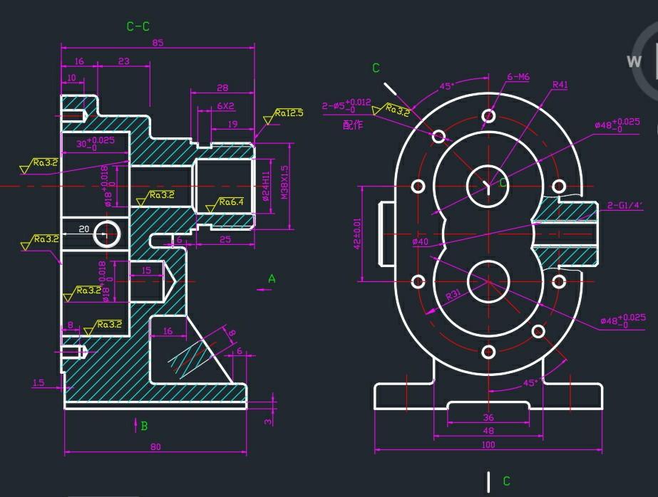 Detail Drawing Of Following Parts Using Draft Instruments In White Paper A4 A3 Sheet 1 Driving Gear Shaft A4 2 P 3