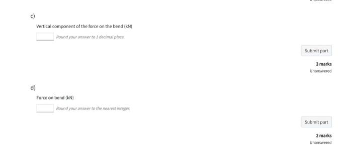 Sem2 Wksl 3 Part2 Fundamental Equations Vertical Bend Water Is Flowing In A Bend Which Flows From Horizontal To Verti 3