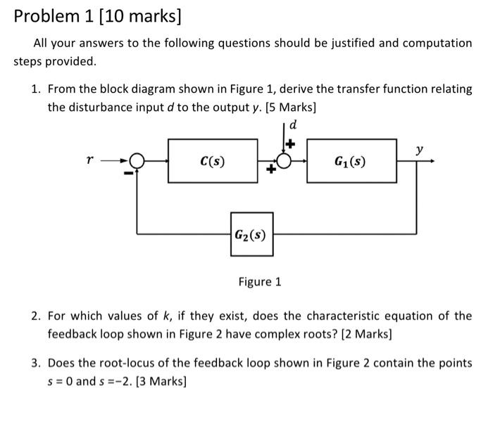 Problem 1 10 Marks All Your Answers To The Following Questions Should Be Justified And Computation Steps Provided 1 1