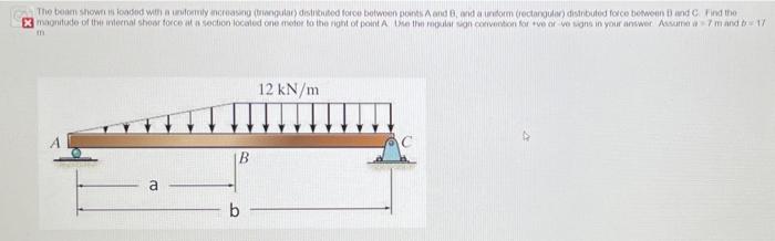 The Boat Shows Loaded With A Normy Oraing Regular Dierouted For Between Points And And A Uniform Rectangular Distribu 3