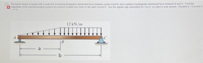 The Boat Shows Loaded With A Normy Oraing Regular Dierouted For Between Points And And A Uniform Rectangular Distribu 5