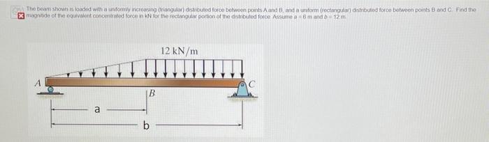 The Boat Shows Loaded With A Normy Oraing Regular Dierouted For Between Points And And A Uniform Rectangular Distribu 7