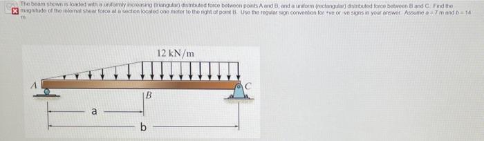 The Boat Shows Loaded With A Normy Oraing Regular Dierouted For Between Points And And A Uniform Rectangular Distribu 9