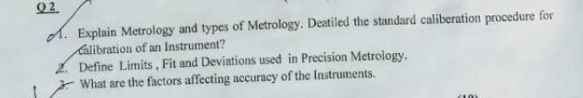 Subject Quality Engineering 1