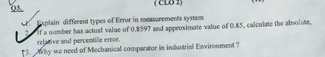 Subject Quality Engineering 1
