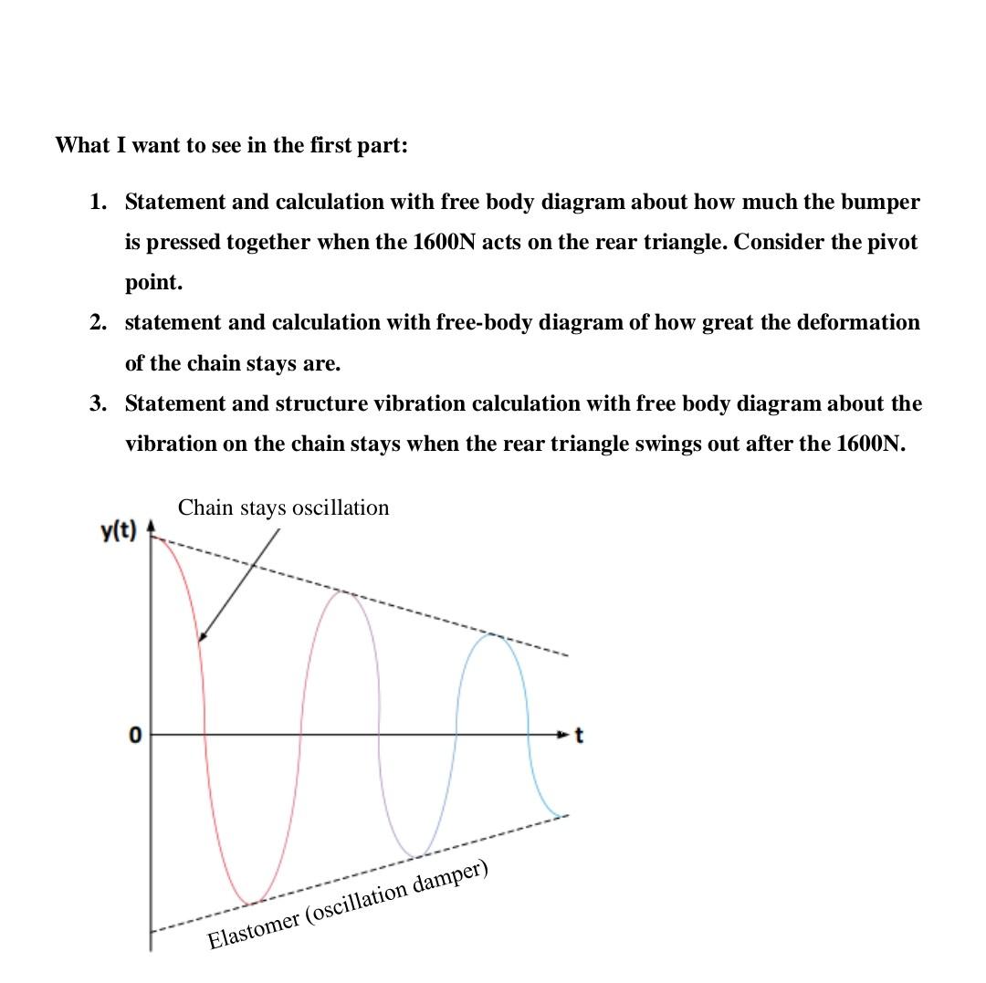 Calculation Mountain Bike Frame First Part Statement And Calculation Movement Rear Triangle Top Tube Head Tube Bumper D 3