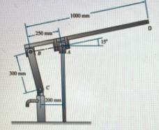 For The Pump To Have Optimal Performance The Piston Of The Faucet Point C Must Move At A Speed Of 10 Mm S What Is Th 1
