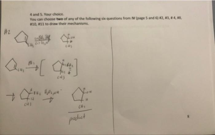 4 And 5 Your Choice You Can Choose Two Of Any Of The Following Six Questions From Iv Page 5 And 6 2 3 4 88 1 1
