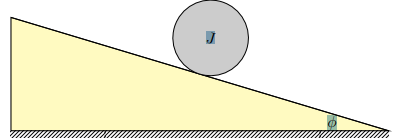 A Cylinder With Mass Inertia J Stands On An Inclined Plane See Image Below Answer The Following Questions Draw A V 1