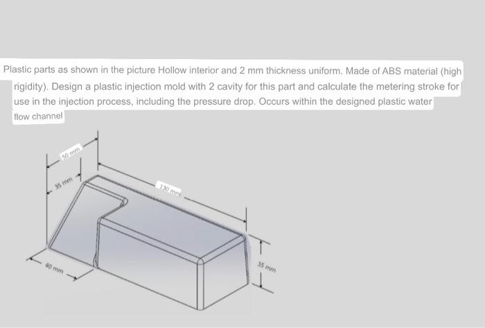 Plastic Parts As Shown In The Picture Hollow Interior And 2 Mm Thickness Uniform Made Of Abs Material High Rigidity 1