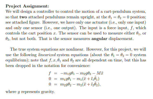 Part Ii Suppose The Two Pendulums Are Identical Approximate G By 10m S2 And Let The System Parameters Have The Follo 1