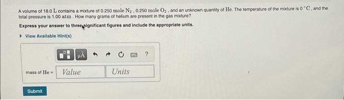 A Sample Containing 1 30 Moles Of Ne Gas Has An Initial Volume Of 9 00 L What Is The Final Volume Of The Gas In Liter 6
