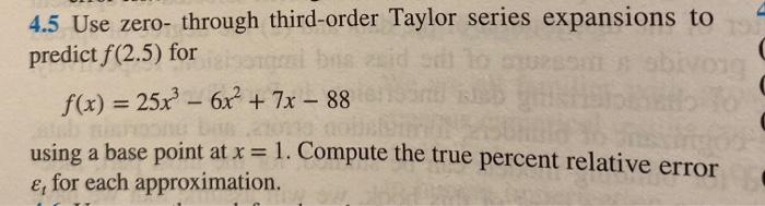 R A 4 8 Use A Centered Difference Approximation Of O H To Estimate The Second Derivative Of The Function Examined In 2