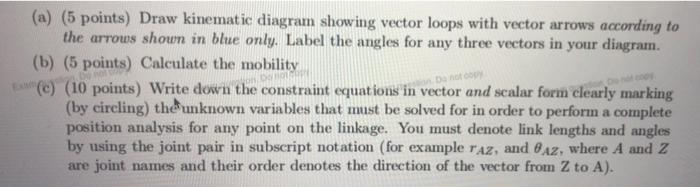 For The Linkage Shown Link 2 Is The Driving Link Answer The Following Ram Question Am Questo 6 Ya A 3 2 15 X B Z 3