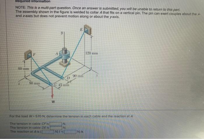 Required Information Note This Is A Multi Part Question Once An Answer Is Submitted You Will Be Unable To Return To T 1