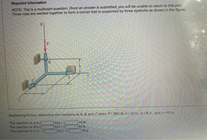 Required Information Note This Is A Multi Part Question Once An Answer Is Submitted You Will Be Unable To Return To T 2