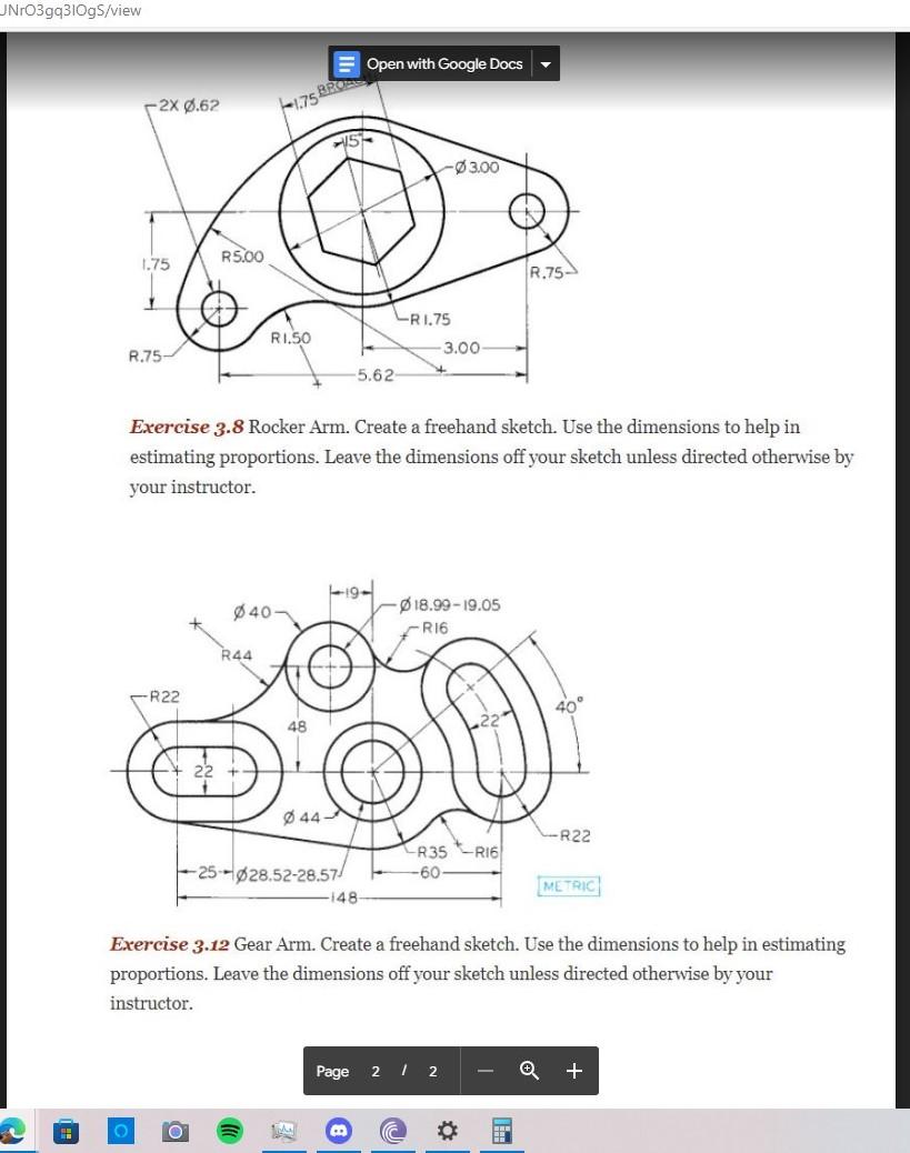 V Complete A Total Of Five 5 Single View Drawing Problems 7 4 Stove Back Pdf 7 3 Latch Pdf 7 5 Bogey Latch Pdf 2
