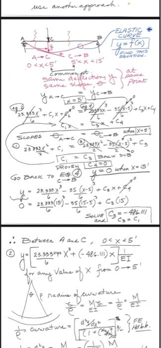 Use The Class Problem Arche For X Oto 15 T Use 0 5 Ft Increments Show Values For Y Derection You Nave A Esuatu For O 5
