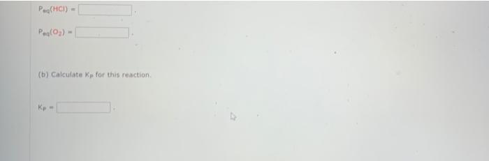 A Mixture Of 0 007263 Mol Of Cly 0 04728 Mol Of H20 0 05105 Mol Of Hc And 0 03562 Mol Of Oz Is Placed In A 1 0 L Stee 2