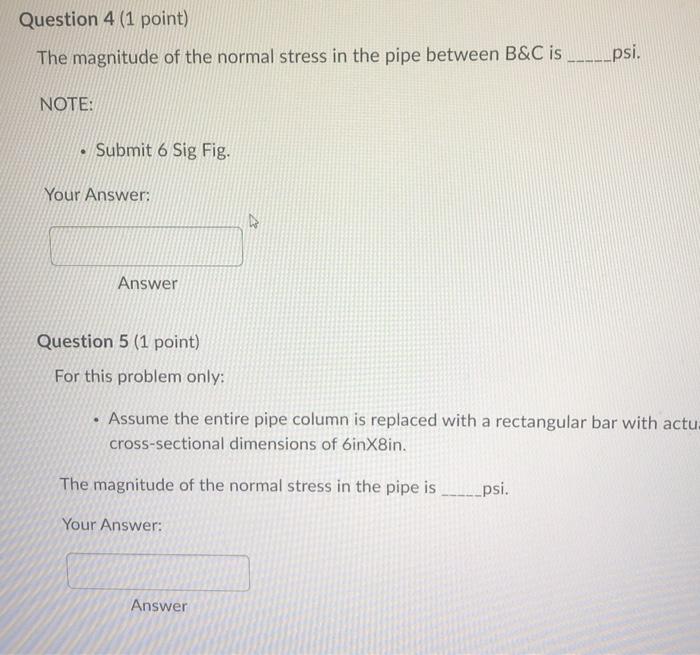 9 6 A Short Column Composed Of Two Standard Steel Pipes Is Subjected To A Load P 20 Kips As Shown In Fig P9 6 Deter 3